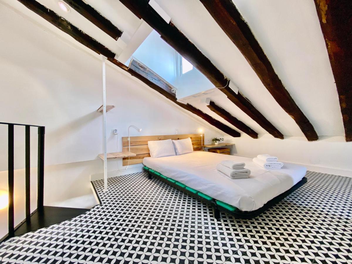 Charming Gran Via Attic Apartman Madrid Kültér fotó