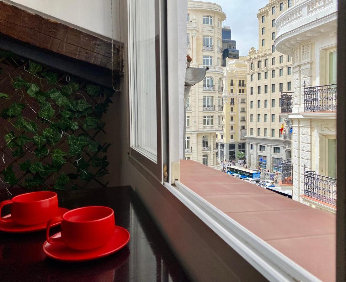 Charming Gran Via Attic Apartman Madrid Kültér fotó